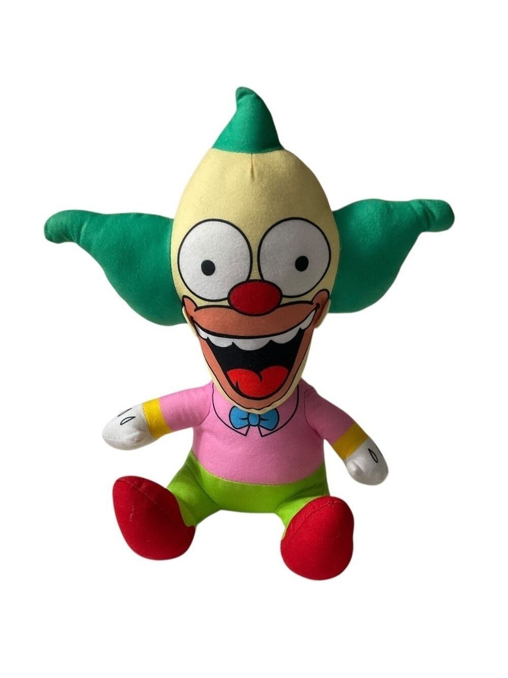 The Simpsons Krusty the Clown Plush Toy Factory 13” Stuffed Doll 2021